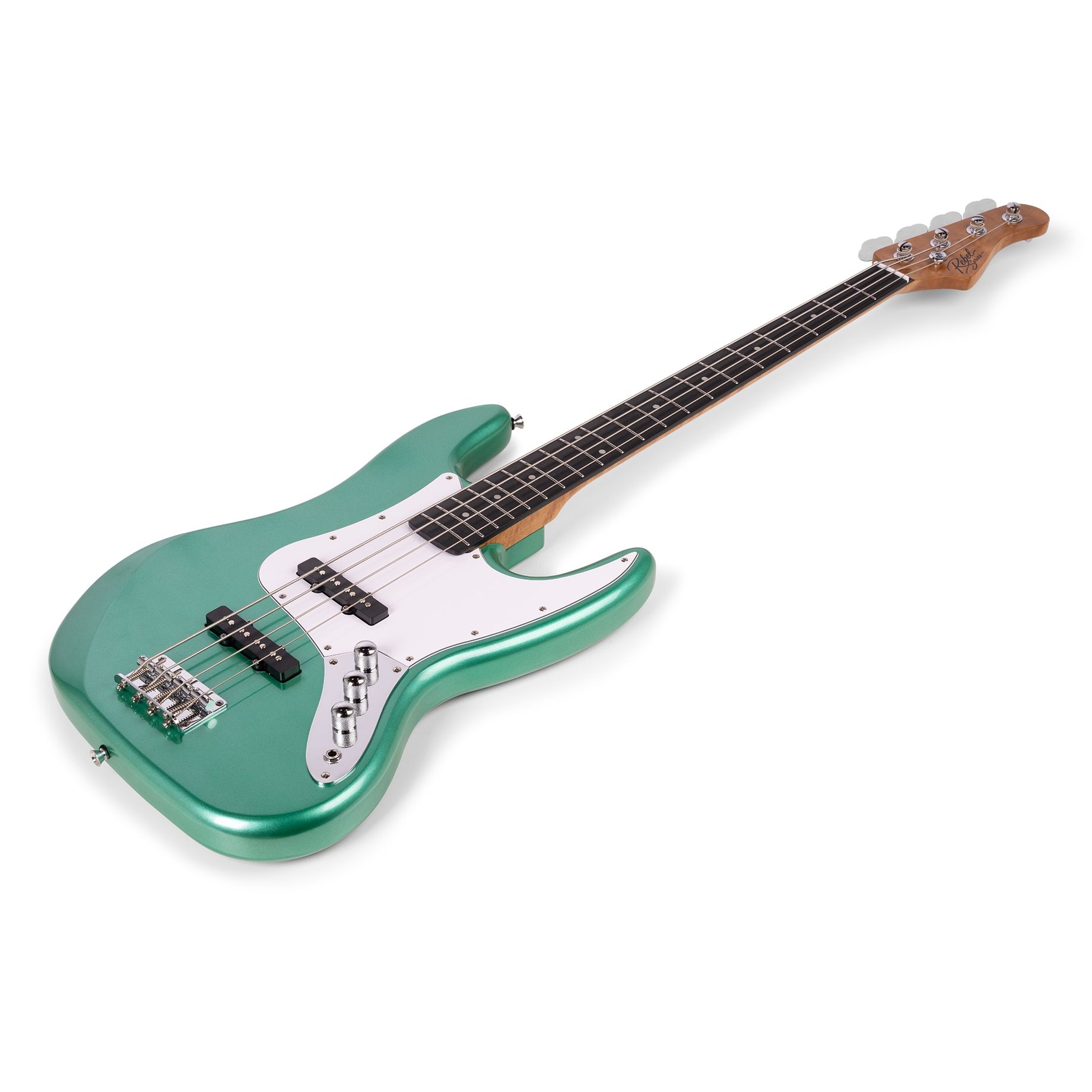 Rebel JB Bass Guitar Metallic Green