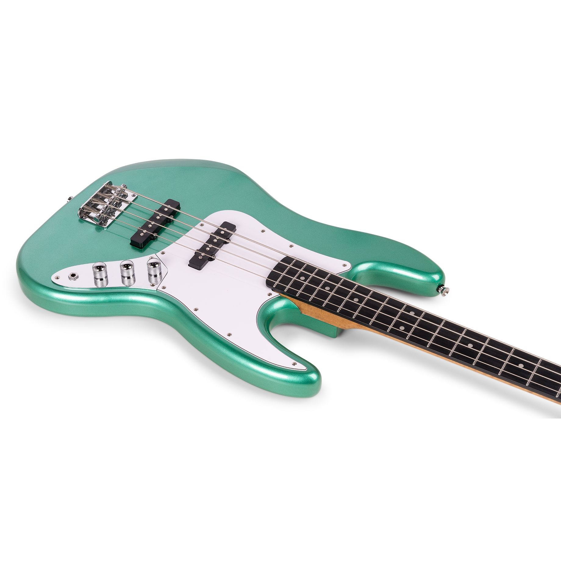 Rebel JB Bass Guitar Metallic Green
