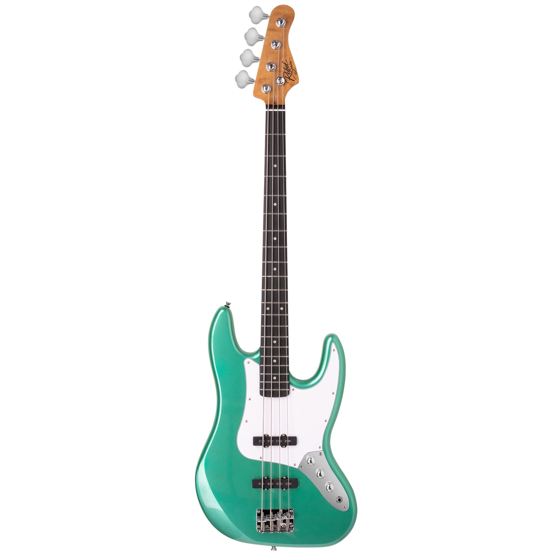 Rebel JB Bass Guitar Metallic Green