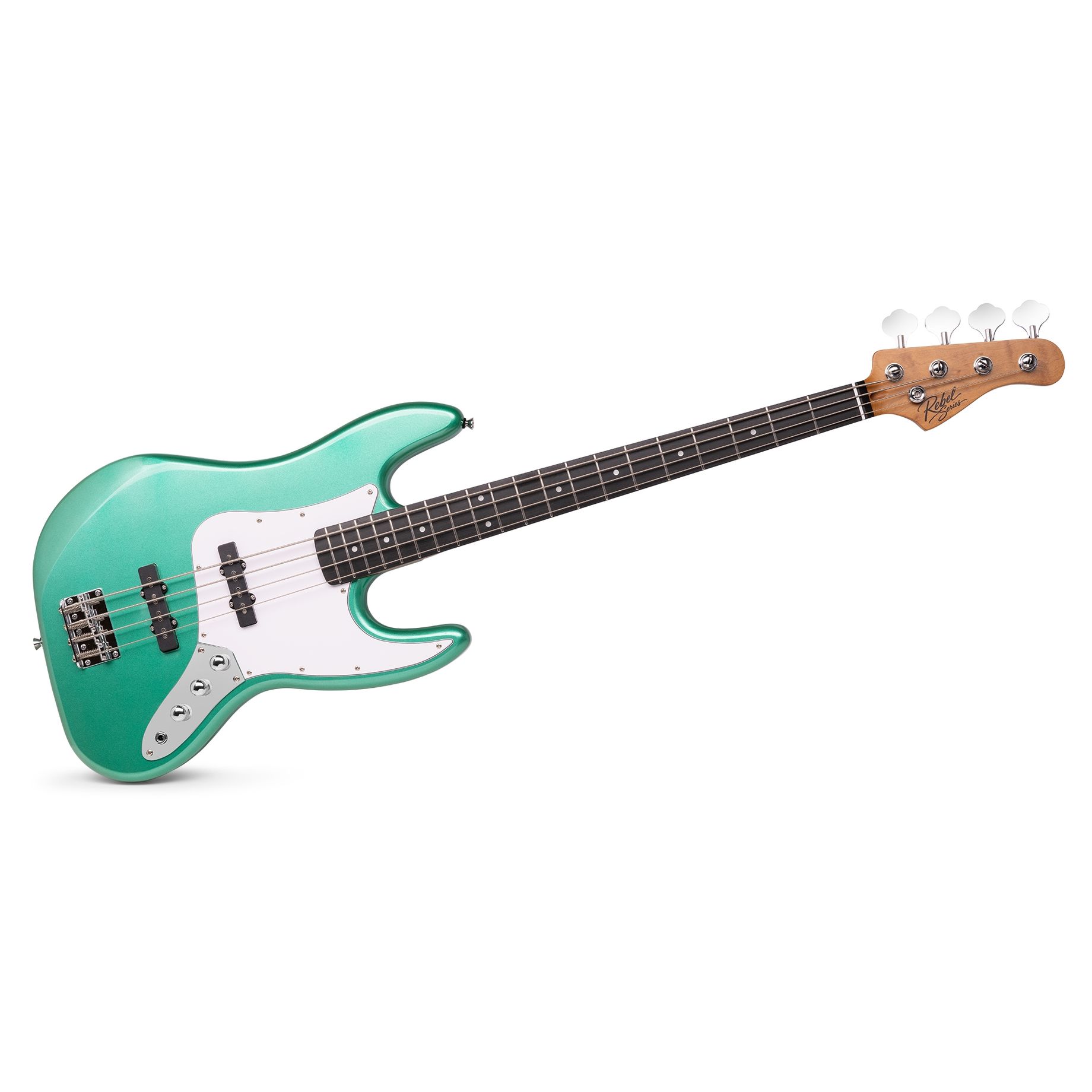 Rebel JB Bass Guitar Metallic Green