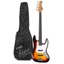 Rebel JB Bass Guitar Sunburst