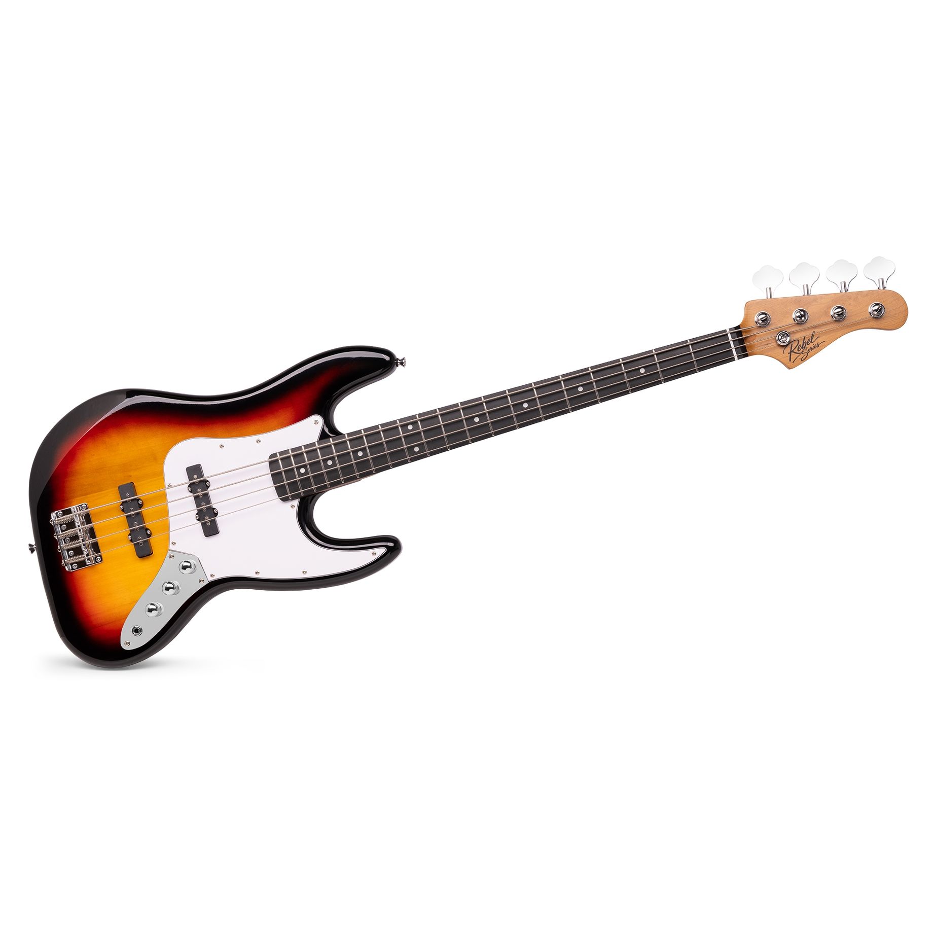 Rebel JB Bass Guitar Sunburst