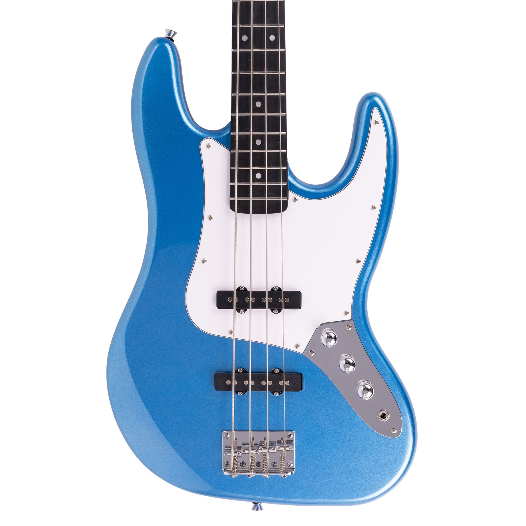 Rebel JB Bass Guitar Metallic Blue