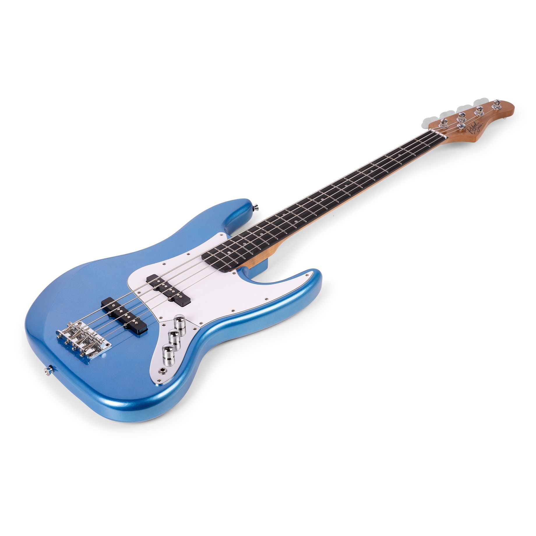 Rebel JB Bass Guitar Metallic Blue