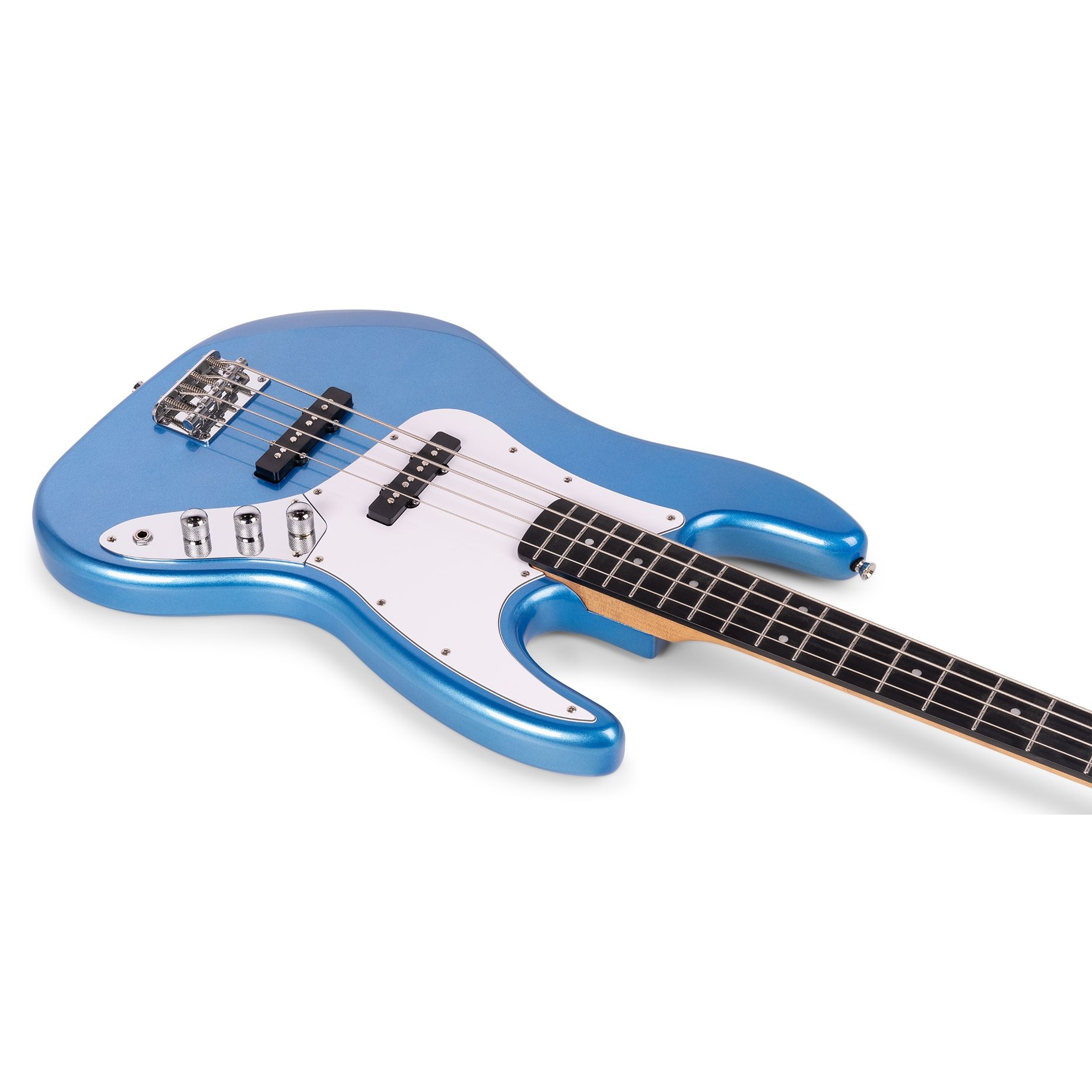 Rebel JB Bass Guitar Metallic Blue