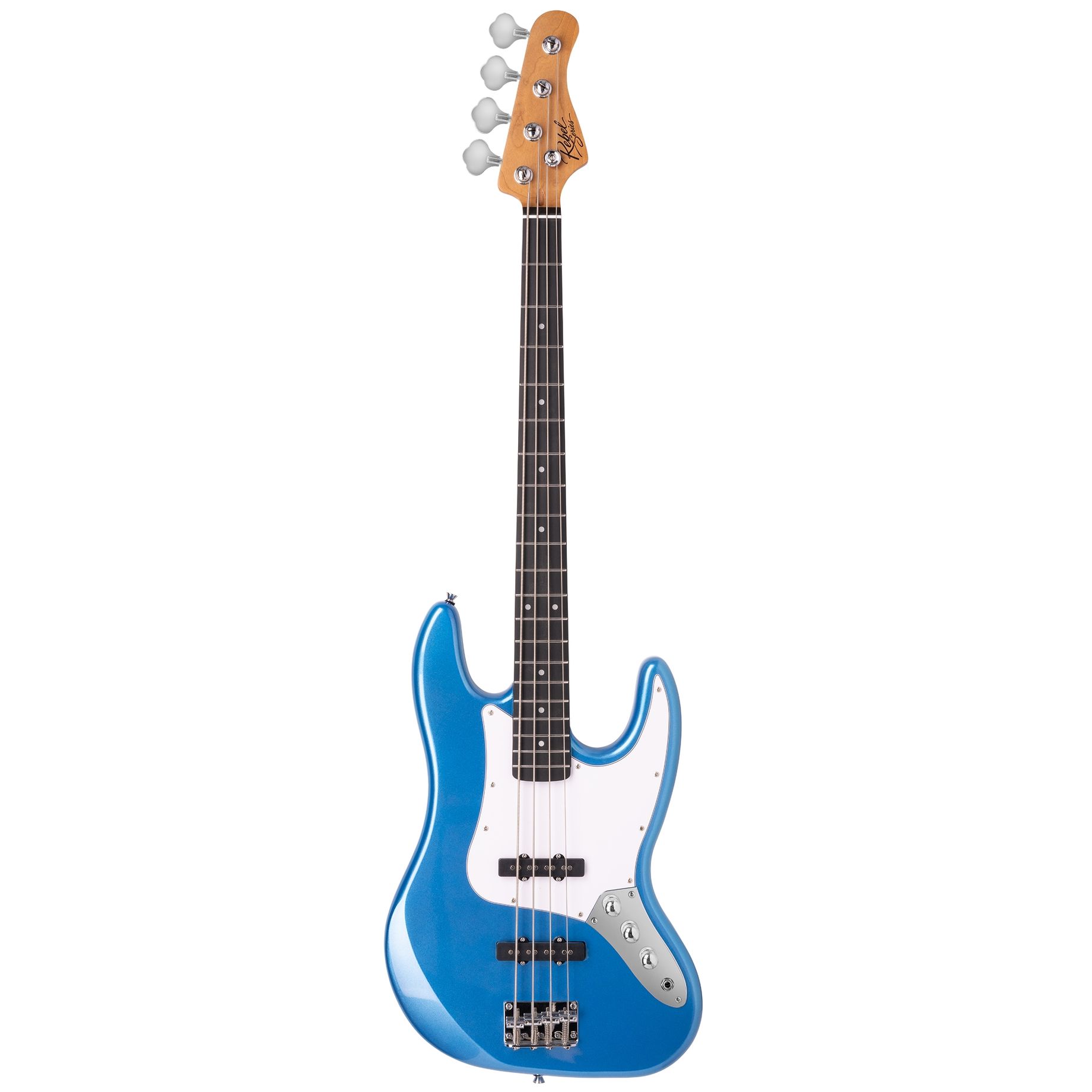 Rebel JB Bass Guitar Metallic Blue