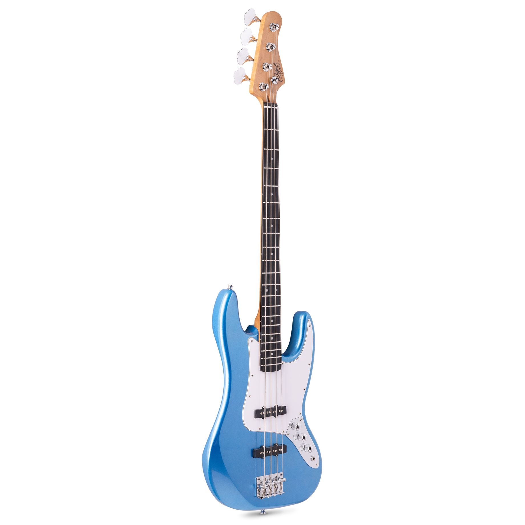 Rebel JB Bass Guitar Metallic Blue