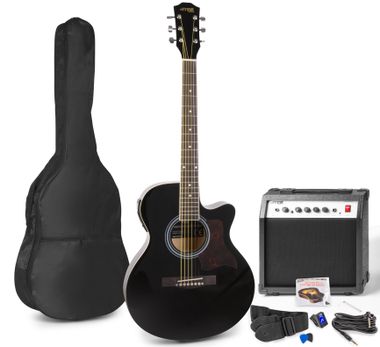 ShowKit Electric Acoustic Guitar Pack Black