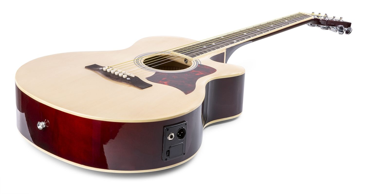 ShowKit Electric Acoustic Guitar Pack Natural