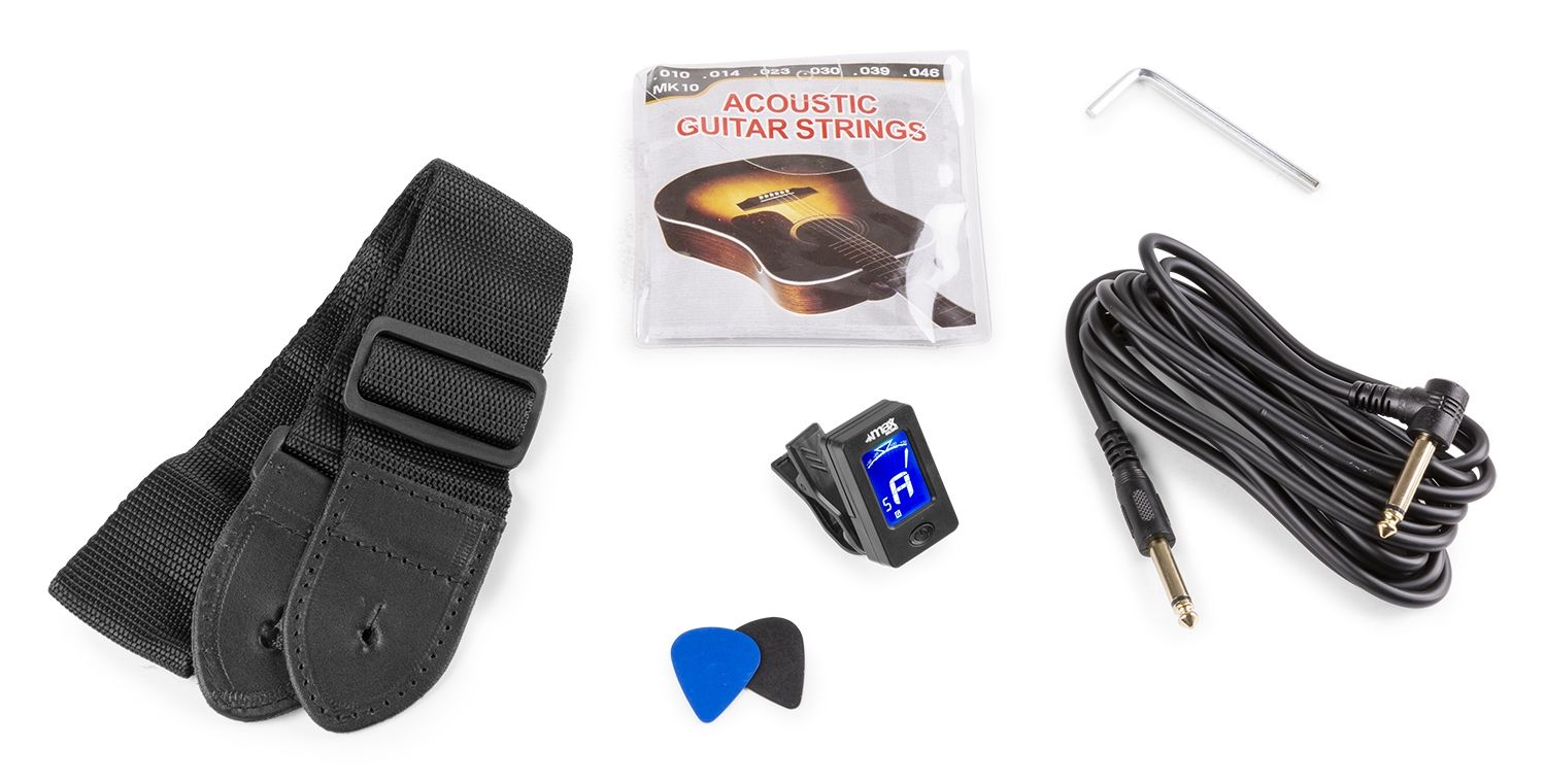 ShowKit Electric Acoustic Guitar Pack Sunburst