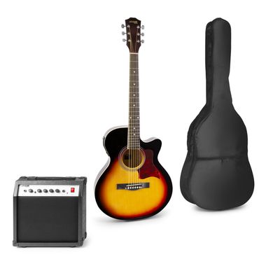 ShowKit Electric Acoustic Guitar Pack Sunburst