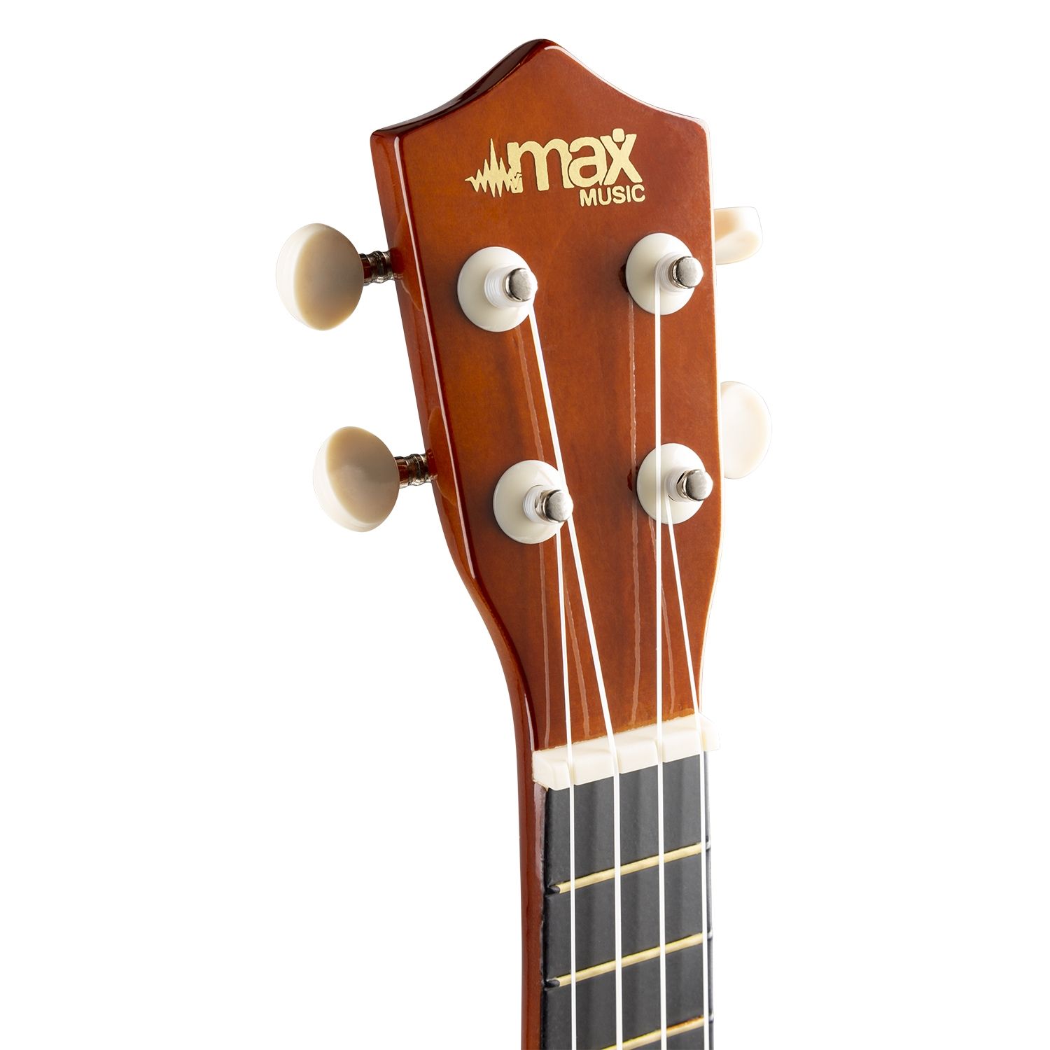 UKEY Ukulele Set Soprano 21" Dark Natural
