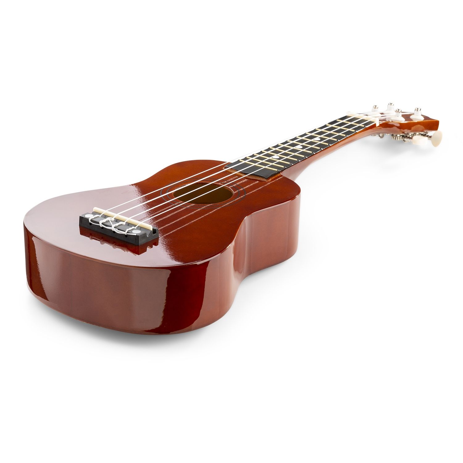 UKEY Ukulele Set Soprano 21" Dark Natural