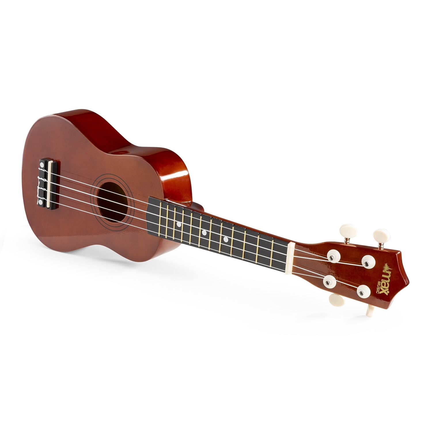 UKEY Ukulele Set Soprano 21" Dark Natural