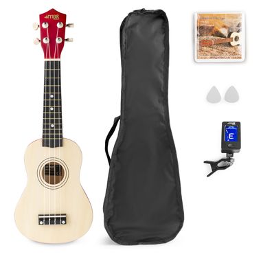 UKEY Ukulele Set Soprano 21" Natural