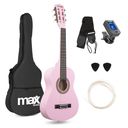 SoloArt Junior 1/4 Classic Guitar Pack Pink
