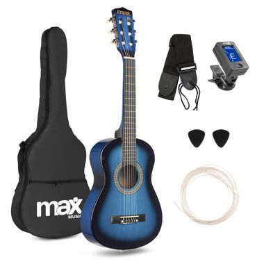 SoloArt Junior 1/4 Classic Guitar Pack Blue