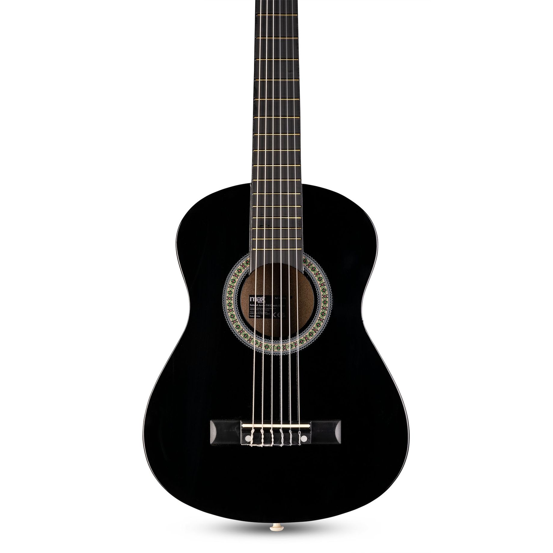 SoloArt Junior 1/4 Classic Guitar Pack Black