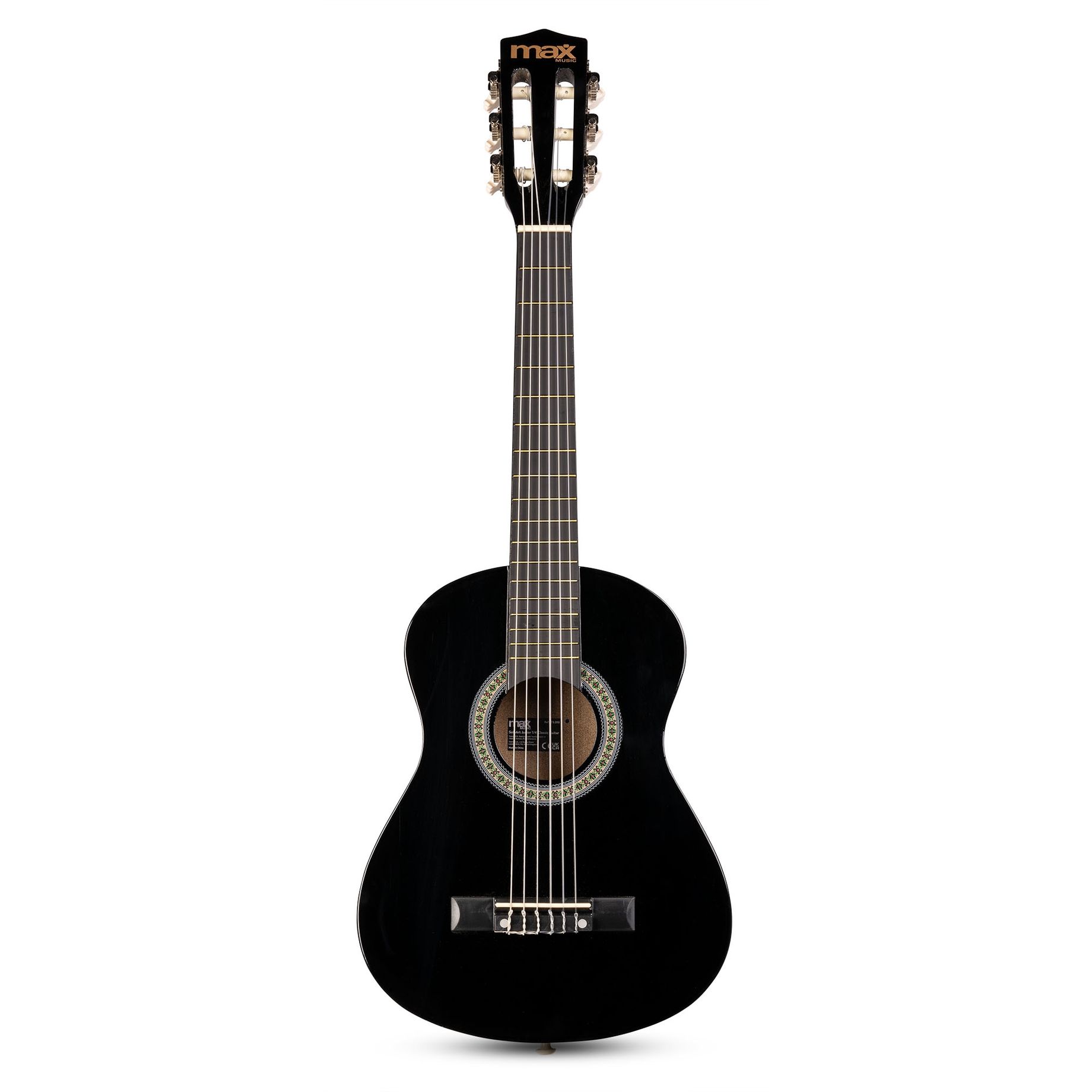 SoloArt Junior 1/4 Classic Guitar Pack Black