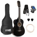 SoloArt Junior 3/4 Classic Guitar Pack Black