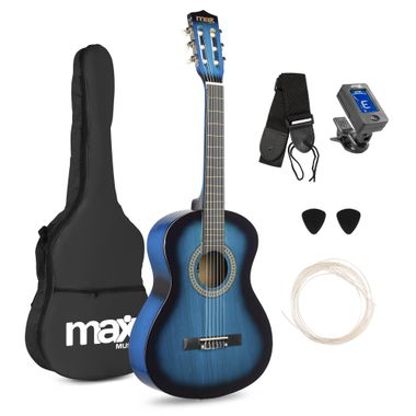 SoloArt Junior 3/4 Classic Guitar Pack Blue