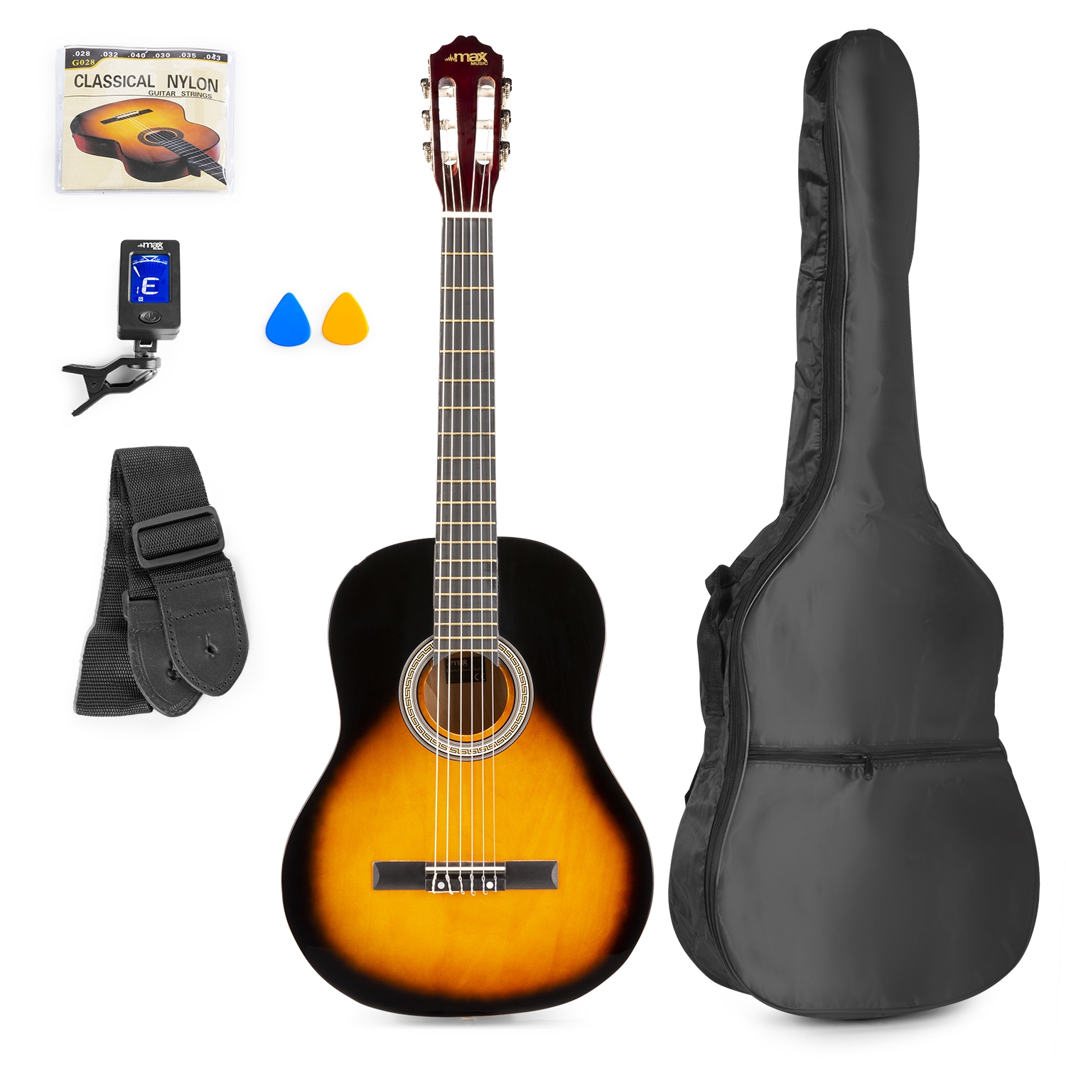 SoloArt Classic Guitar Pack Sunburst
