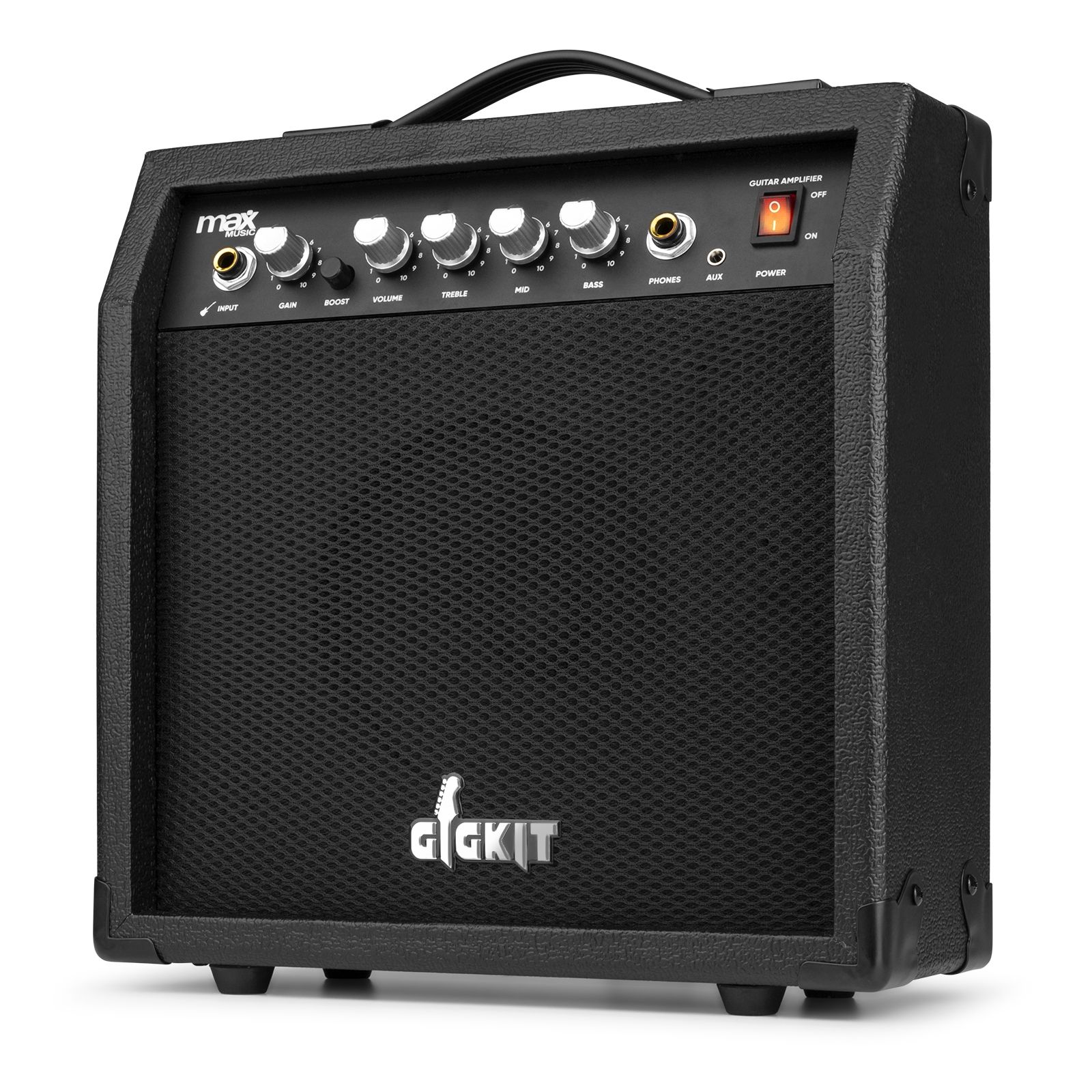 GigKit Electric Guitar Pack Quilted Style Dark Red
