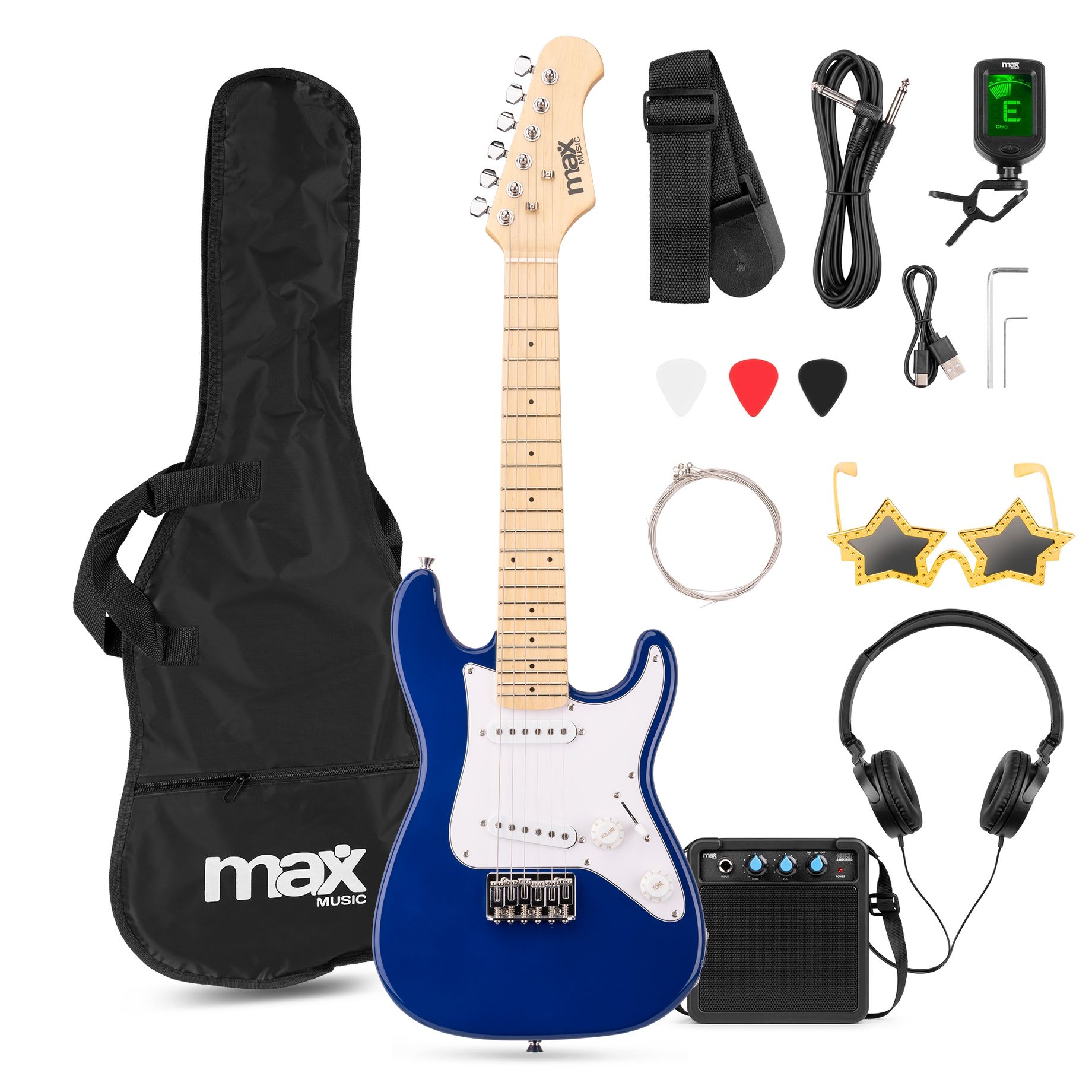 GigKit Junior Electric Guitar Pack Blue 1/4