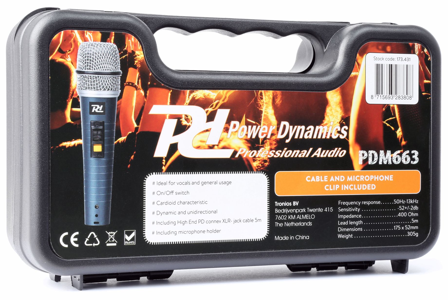 PDM663 Dynamic Microphone in Case