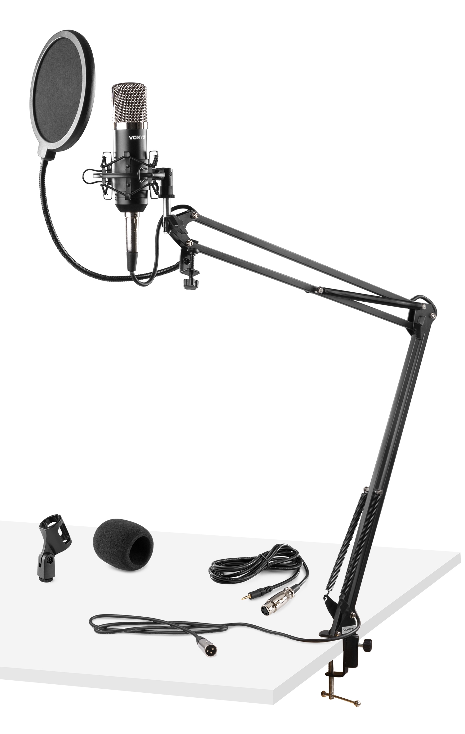CMS400 Studio Set / Condenser Microphone with Stand and Pop Filter