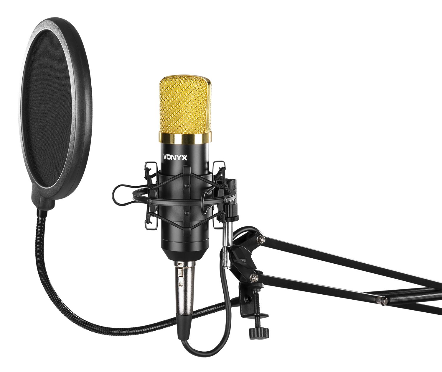 CMS400B Studio Set / Condenser Microphone with Stand and Pop Filter