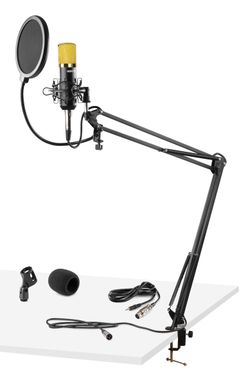 CMS400B Studio Set / Condenser Microphone with Stand and Pop Filter
