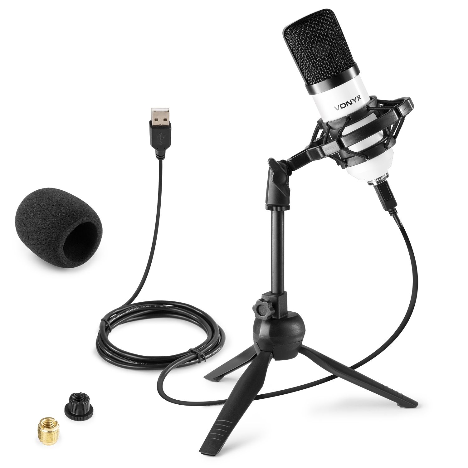 CM300W Studio Microphone USB White