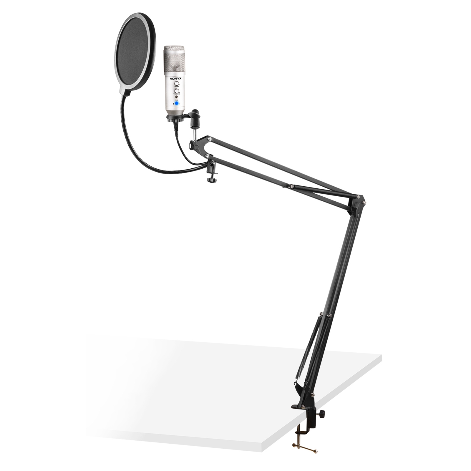 CMS320S Studio Microphone Set USB Titanium with Echo