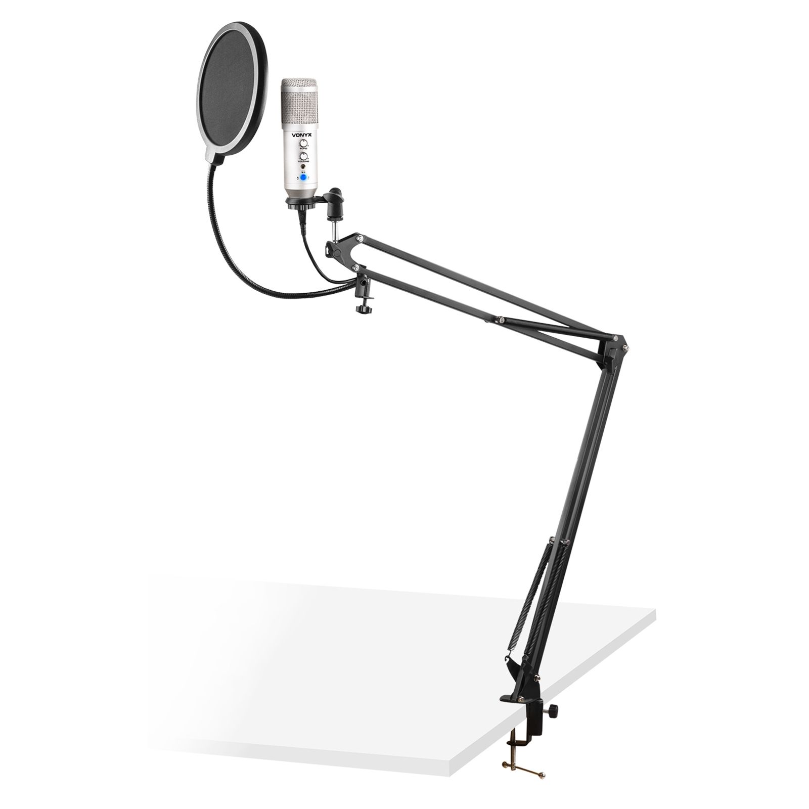CMS320S Studio Microphone Set USB Titanium with Echo