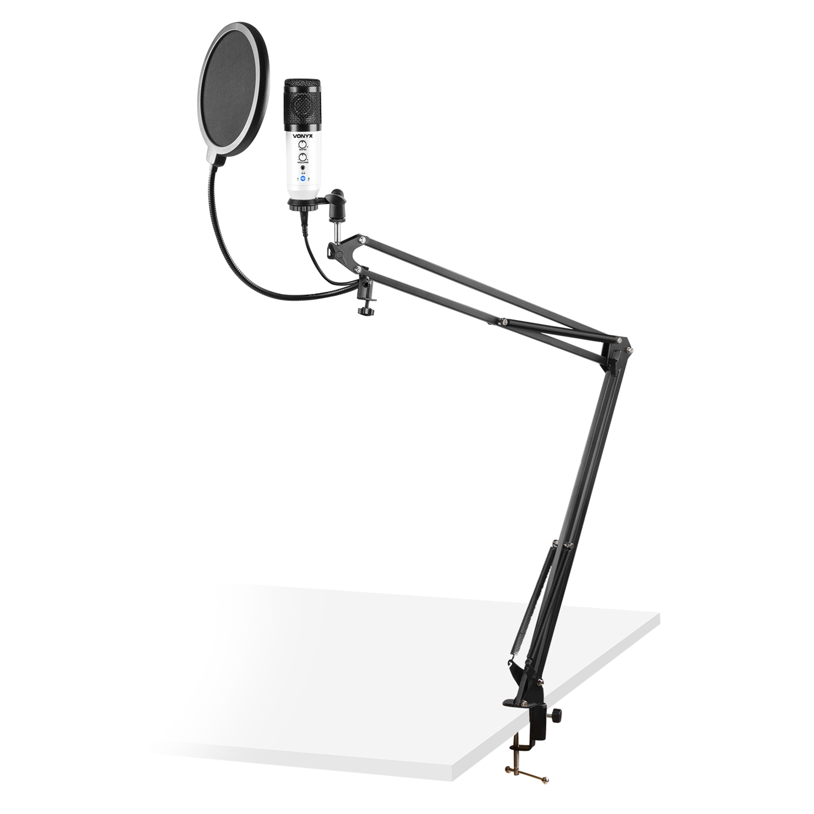 CMS320W Studio Microphone Set USB White with Echo