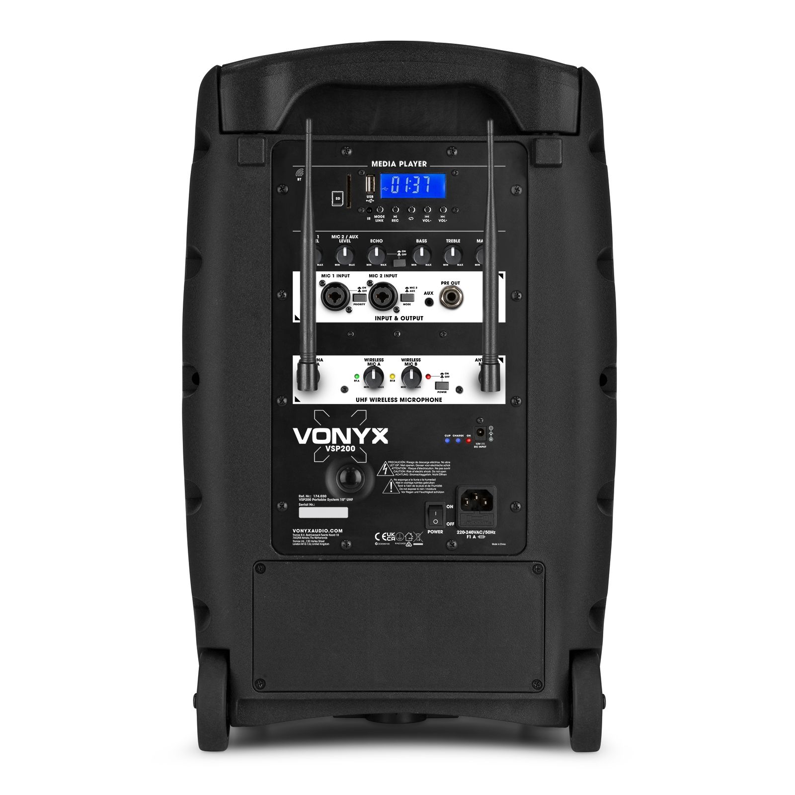 VSP200 Portable Sound System 10”