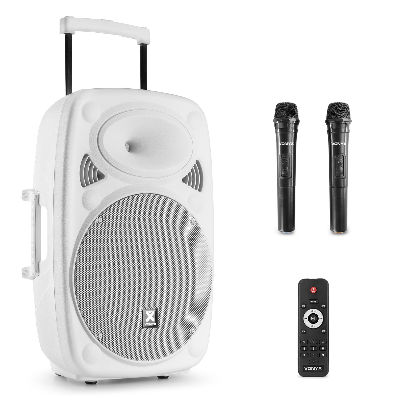 Verve46 Portable Sound System 15” White Edition