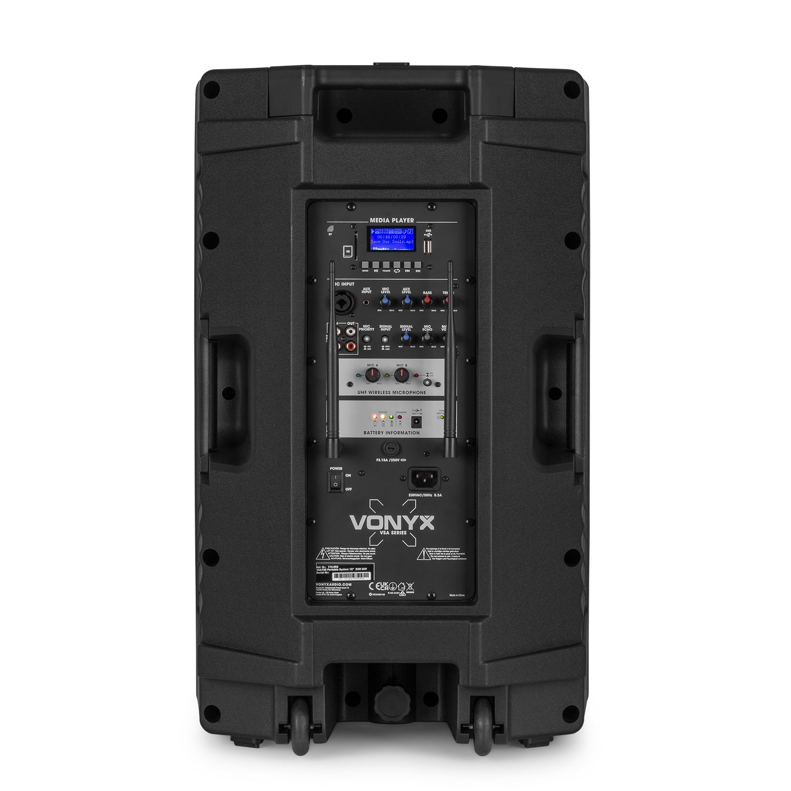 VSA700 Portable System 15" 1000W