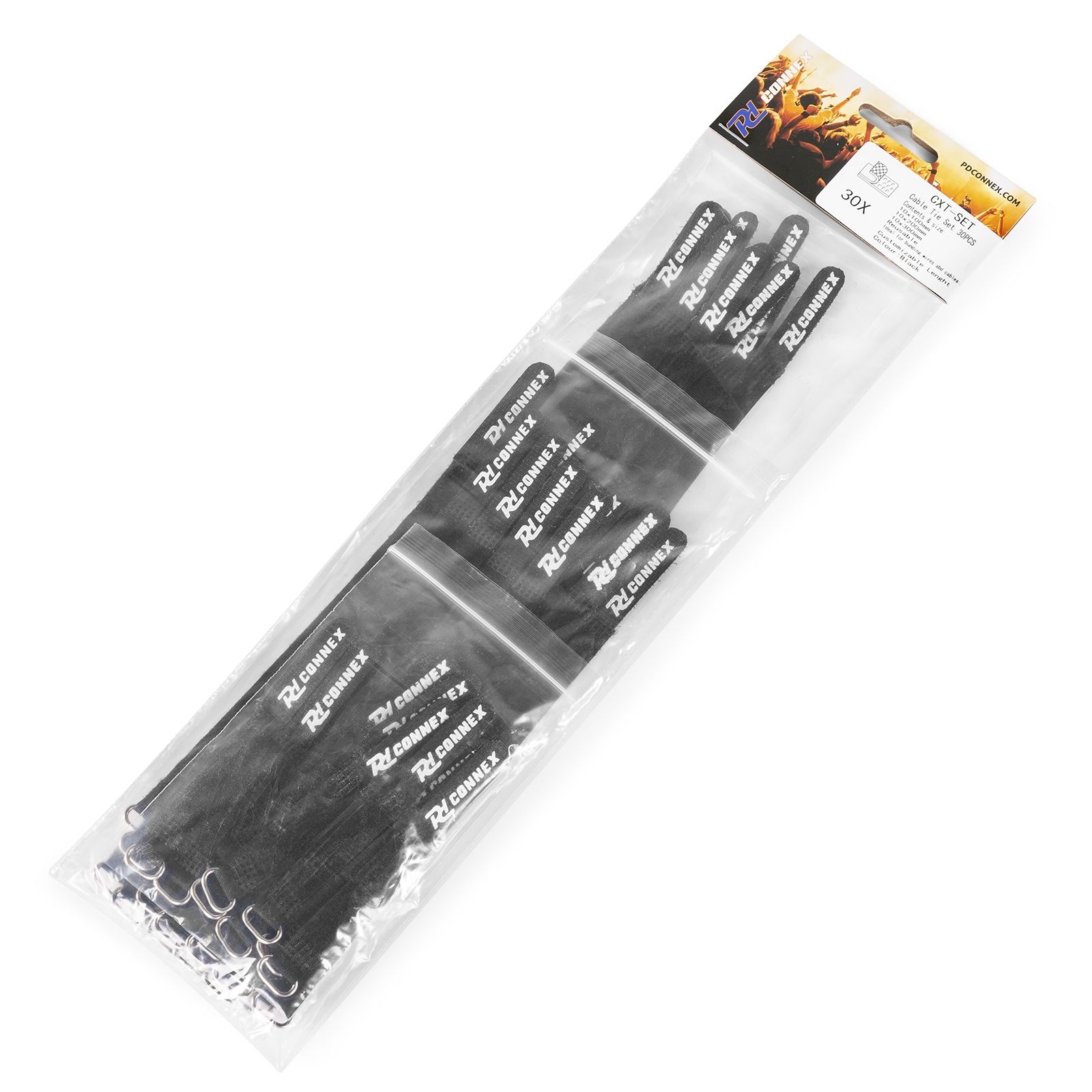 CXT-SET Cable Tie Set 30pcs Black