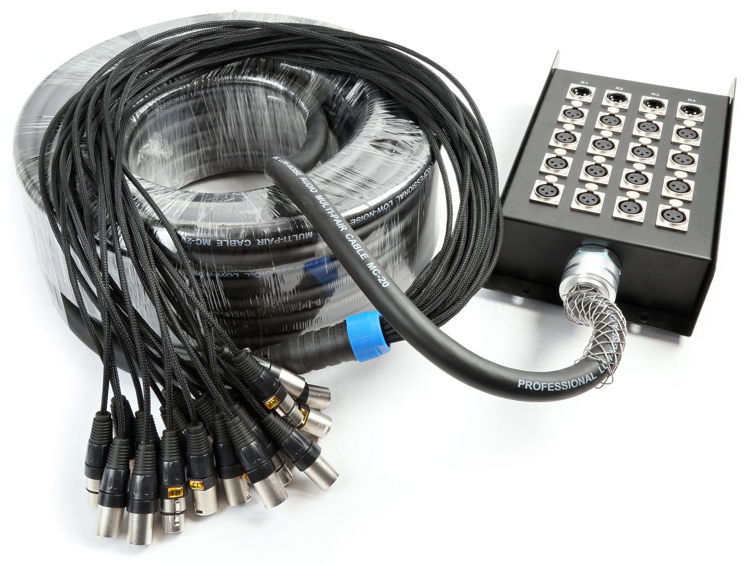 CX164 Stage Snake 16-in 4-out XLR 30 metres