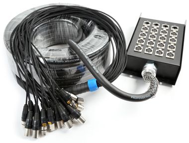 CX164 Stage Snake 16-in 4-out XLR 30 metres