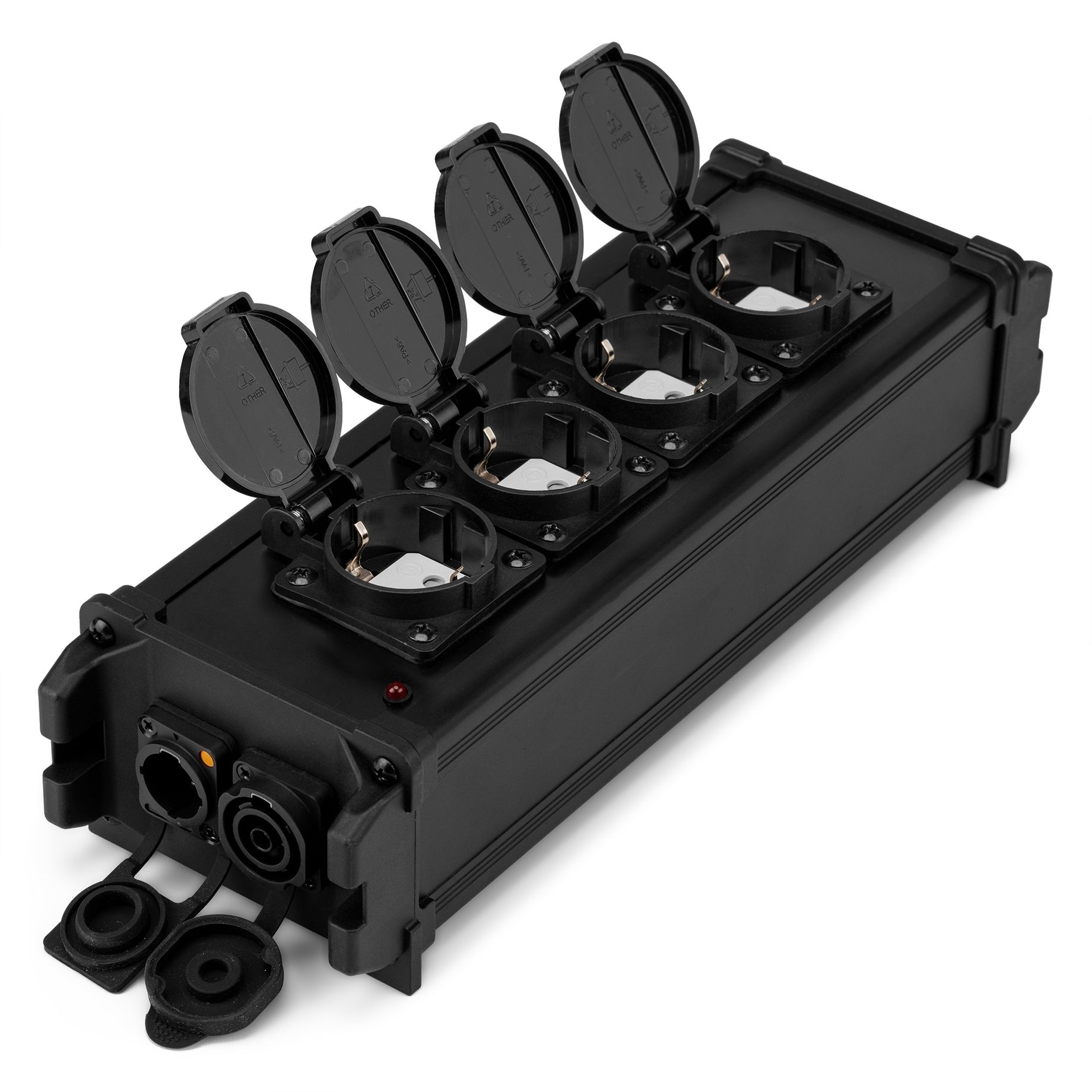 PSB45 Power Splitter Box P-Con TR IN/OUT - OUT + 4x SHUKO