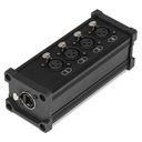 CX187 RJ45 to 4x XLR3F Splitter Box	