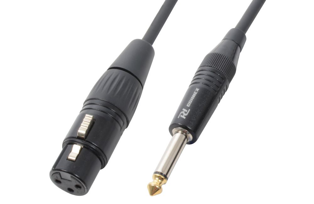 CX40 Cable XLR Female-6.3 Mono  Black