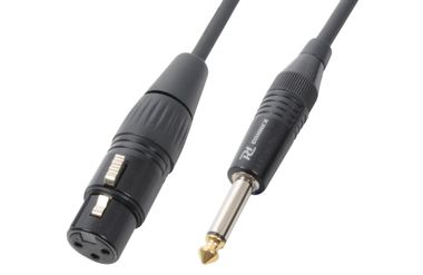 CX40 Cable XLR Female-6.3 Mono  Black