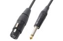 CX40-3 Cable XLR female/6.3 mono 3m Black
