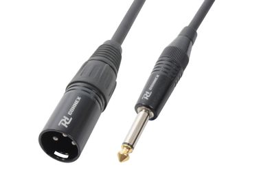 CX38 Cable XLR male/6.3 mono  Black