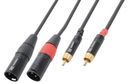CX66-3 Cable 2xXLR Male-2xRCA Male 3.0m
