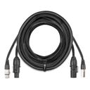 CX13-15 Combi Cable Powerconnector TR - XLR M / Powerconnector TR - XLR F 15m